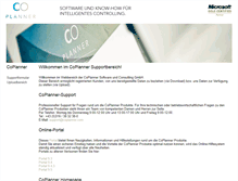 Tablet Screenshot of copsupport.coplanner.com